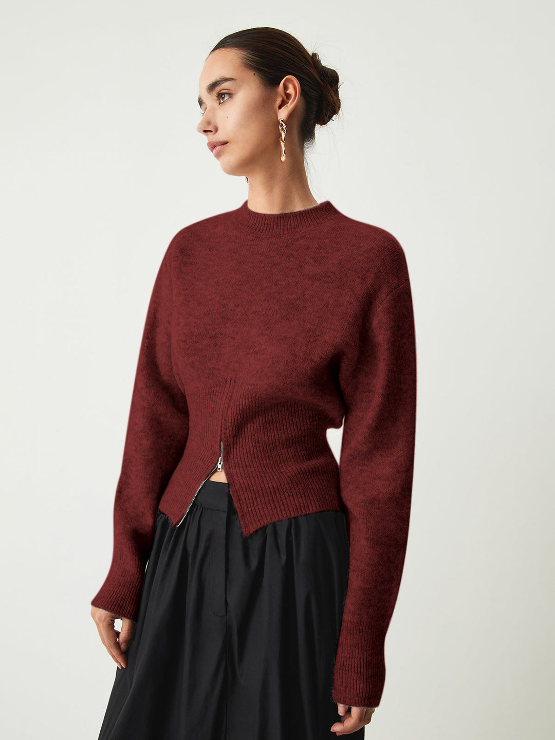 Svenja – Halb-Zip Pullover