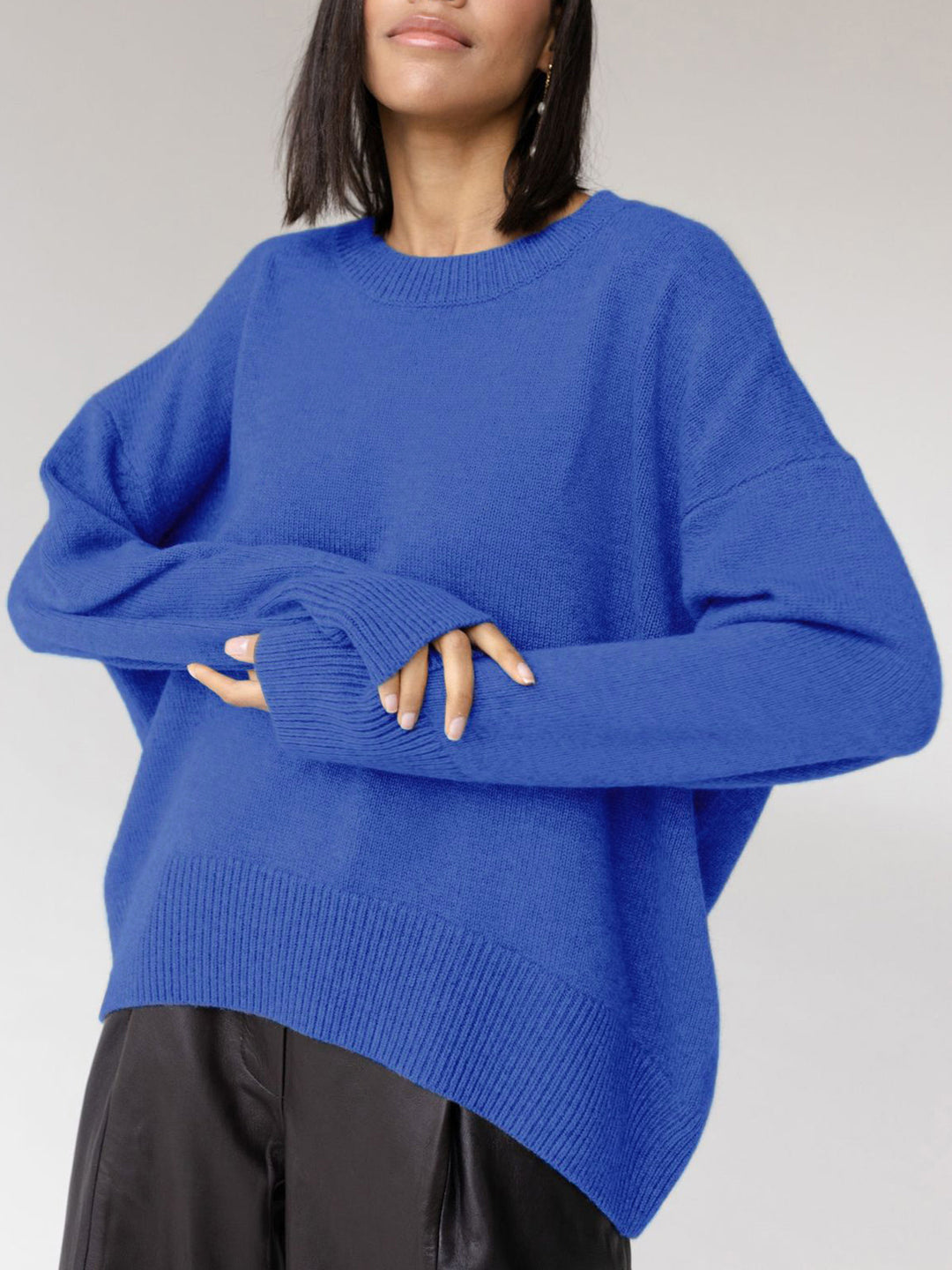 Amara – Übergrößen Pullover „Zuckerwatte“