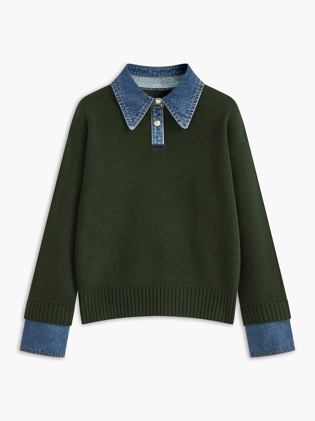 Nellie – 2-in-1 Pullover mit Revers-Detail