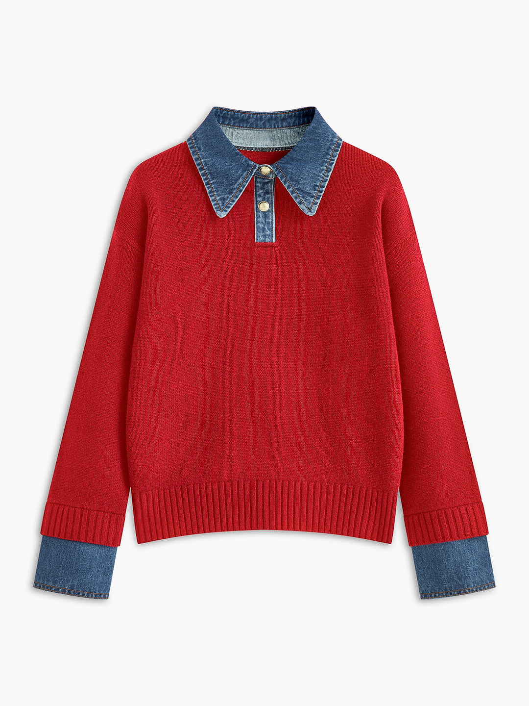 Nellie – 2-in-1 Pullover mit Revers-Detail
