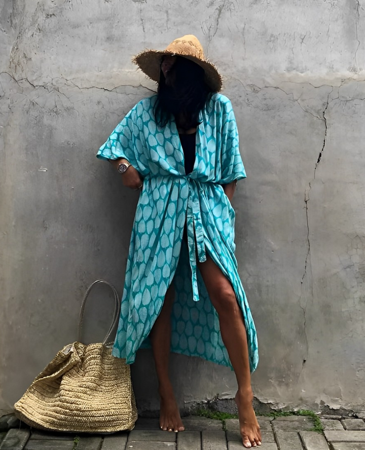 Palm Isle - Sexy Strand-Kimono-Robe