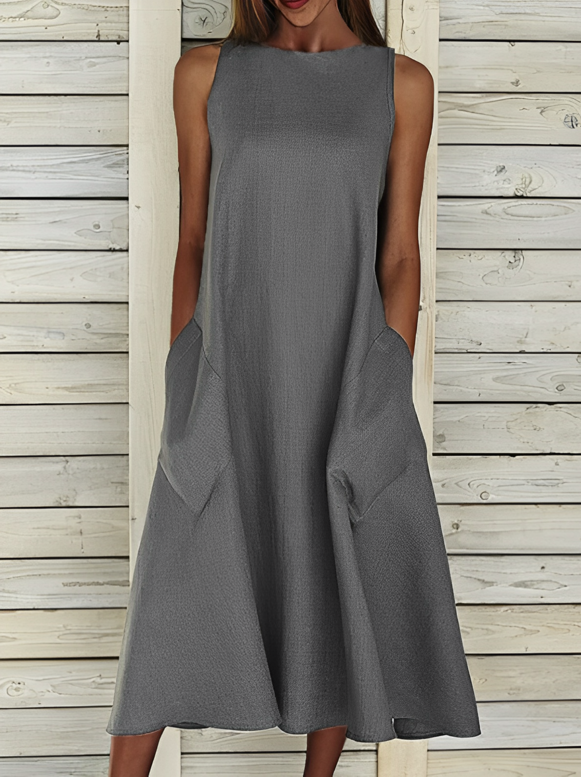 Amihan - Schlichtes Baumwollkleid für jede Gelegenheit