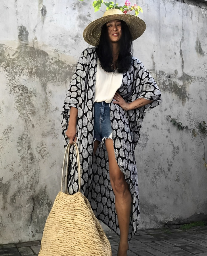 Palm Isle - Sexy Strand-Kimono-Robe