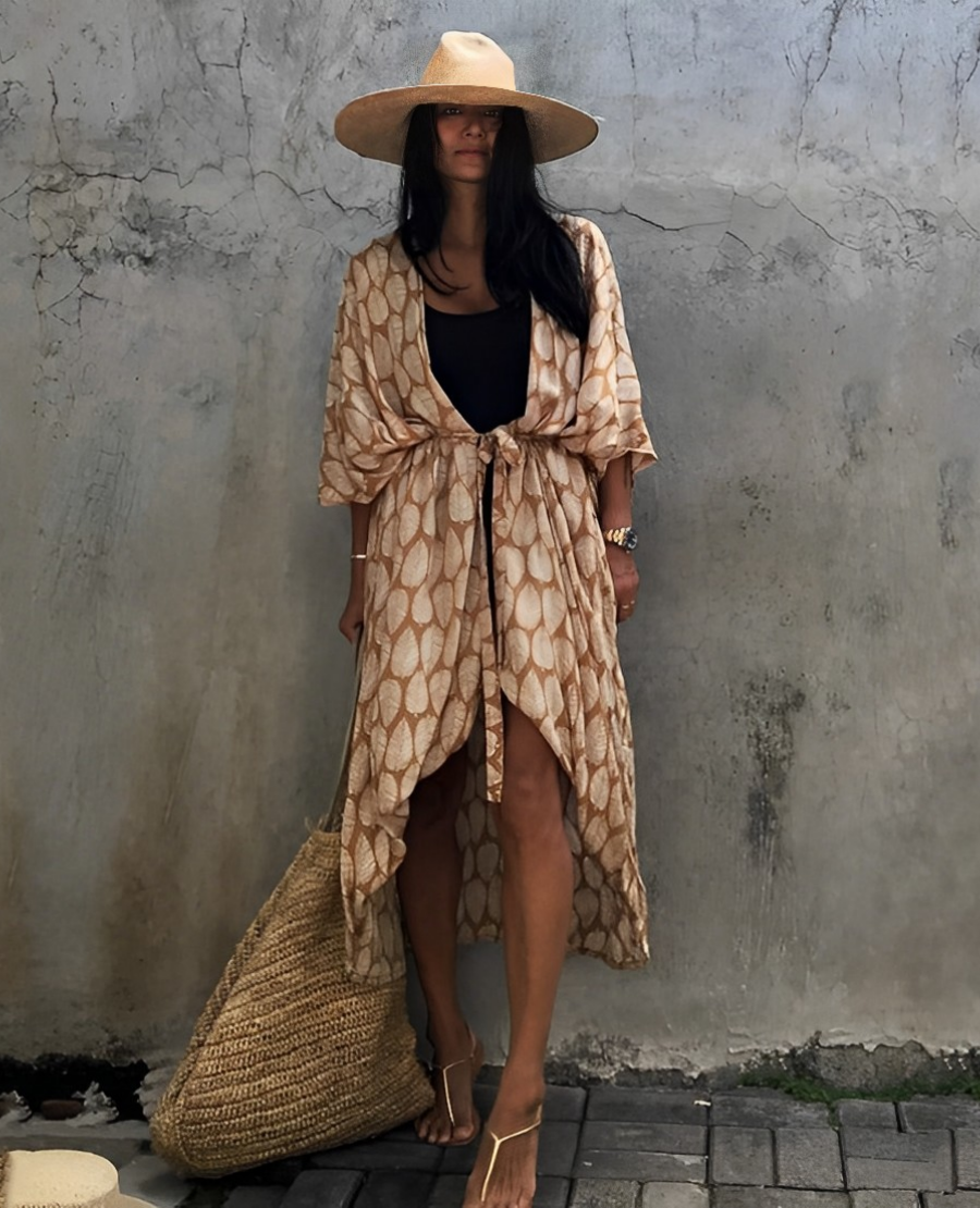Palm Isle - Sexy Strand-Kimono-Robe