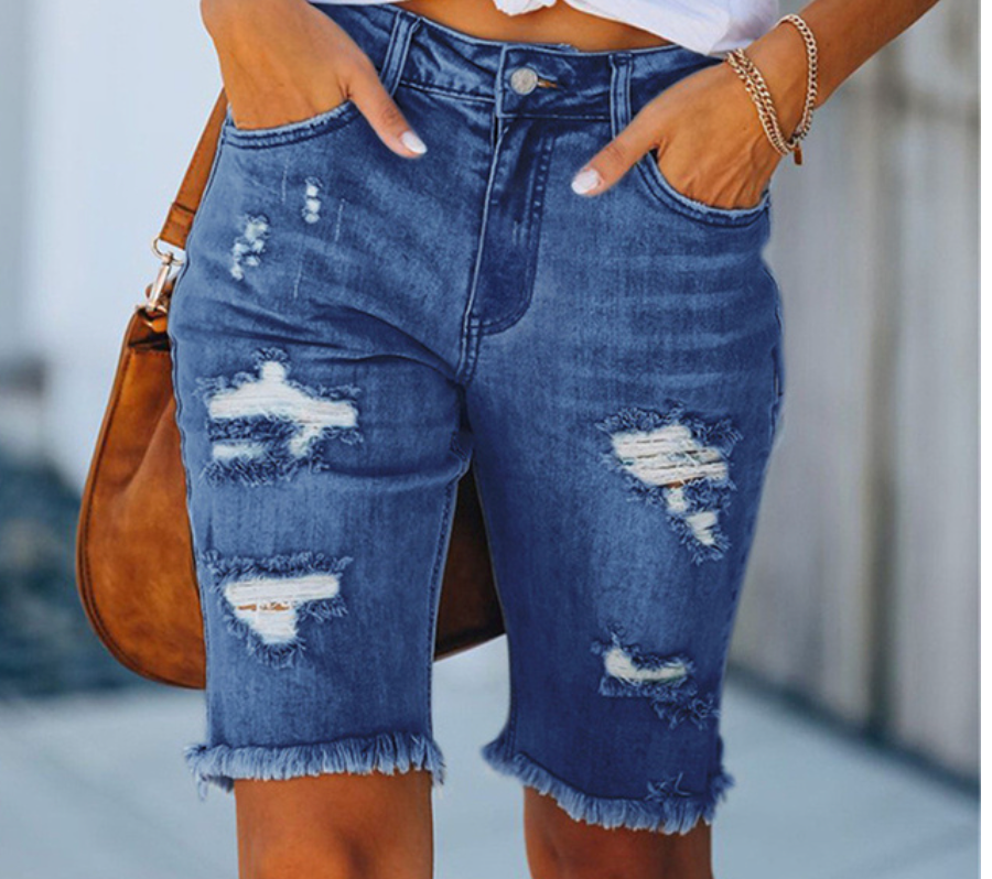 Aria – Sommer-Shorts aus Denim mit einem lässigen und eleganten Touch