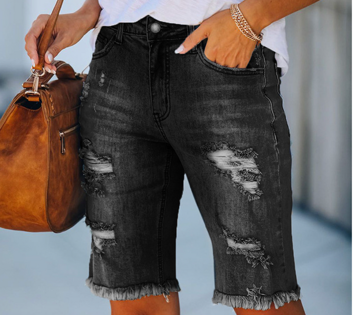 Aria – Sommer-Shorts aus Denim mit einem lässigen und eleganten Touch