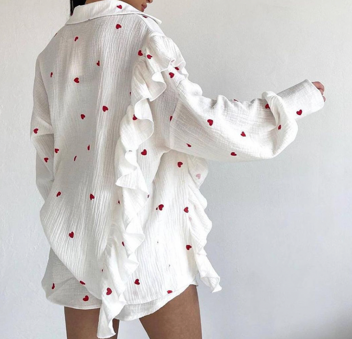 Heart - Duo Hemd und Shorts im lässig eleganten Stil