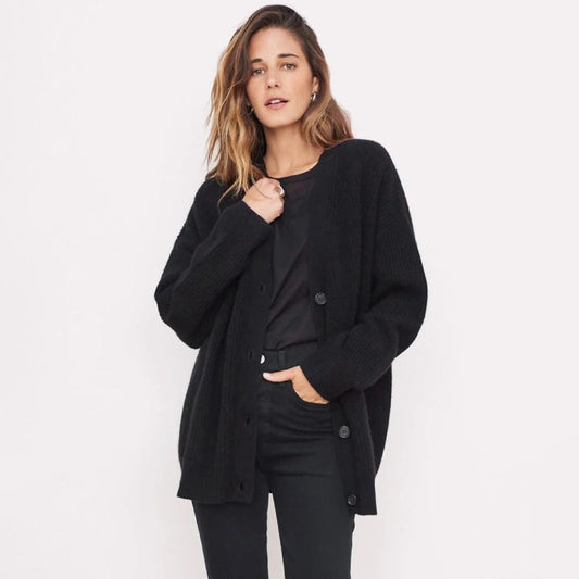 Leah – Oversize-Kaschmir-Cardigan für Damen