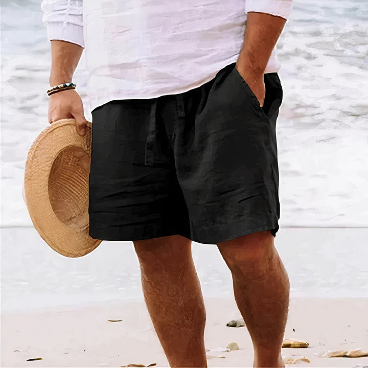 Martin - Herren Leinen Shorts Komfortabel