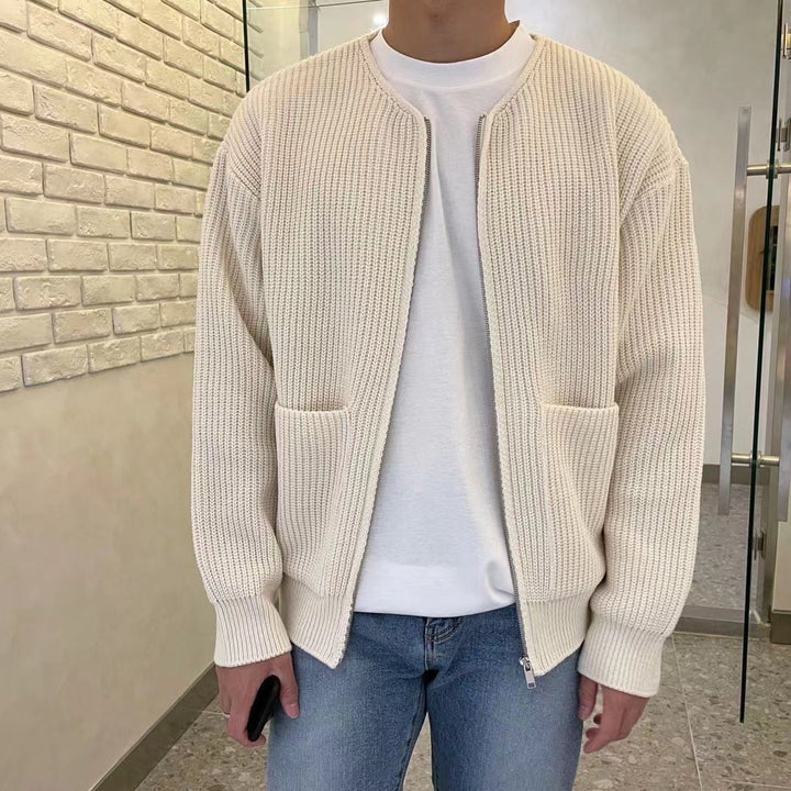 Ronan – Herren-Strickjacke mit Muster