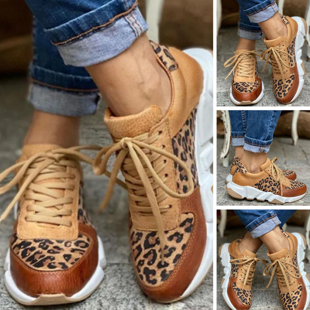 Harly - Moderne Sneaker mit Leopardenmuster