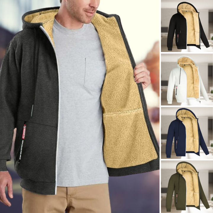 Andrew – Winterjacke mit Kapuze aus Fleece