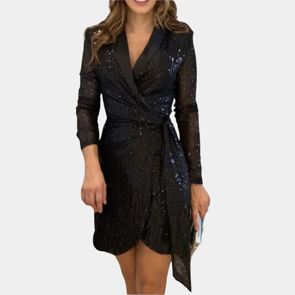 Nessa - Damen-Blazerkleid mit Taillengürtel