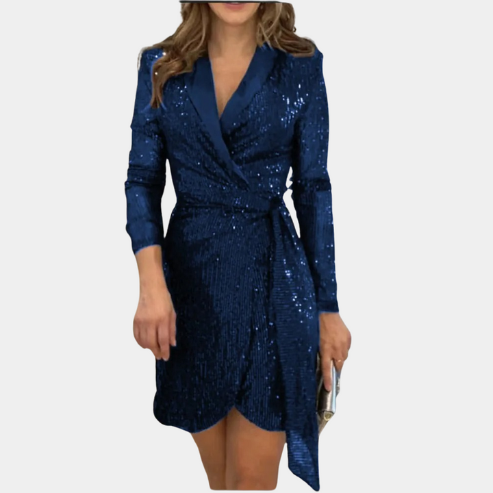 Nessa - Damen-Blazerkleid mit Taillengürtel