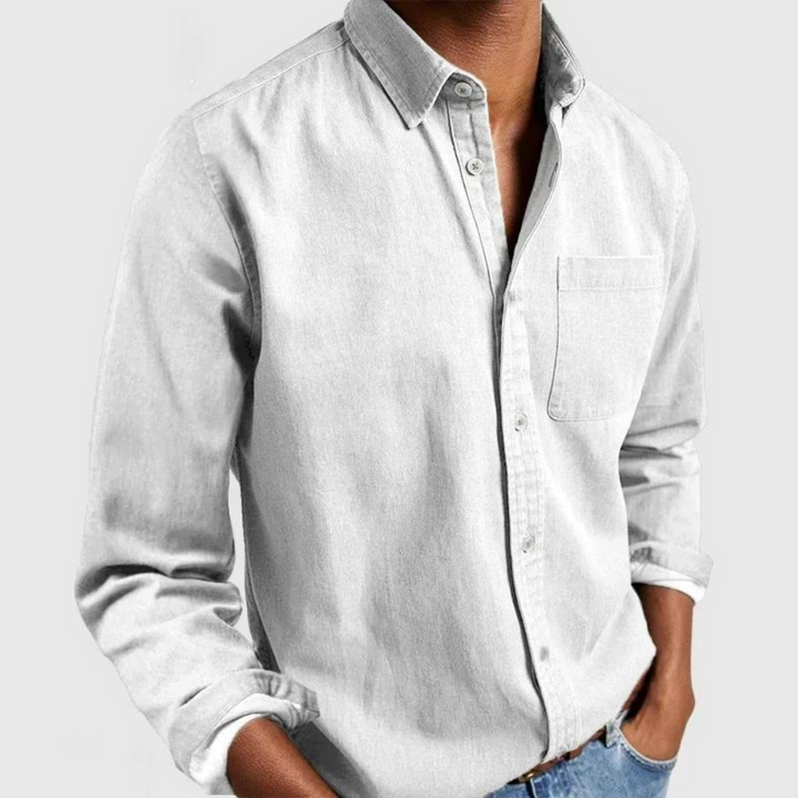 Blake - Komfortables Langarmshirt mit Kragen für Herren