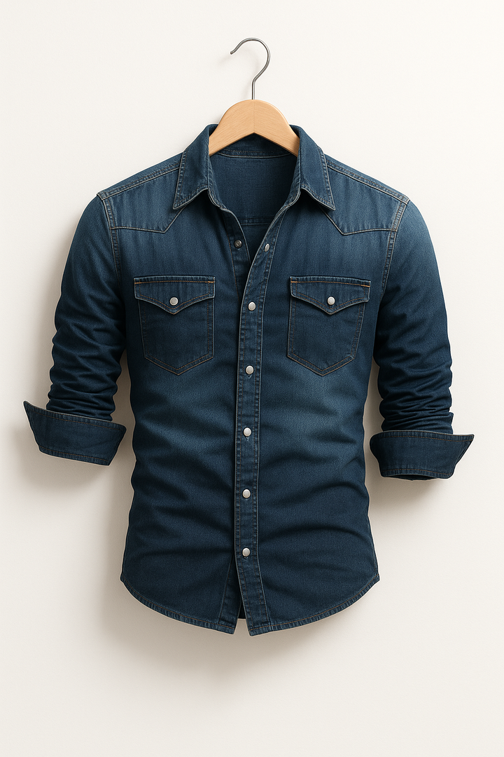 Maxime - Legeres Jeanshemd für Männer