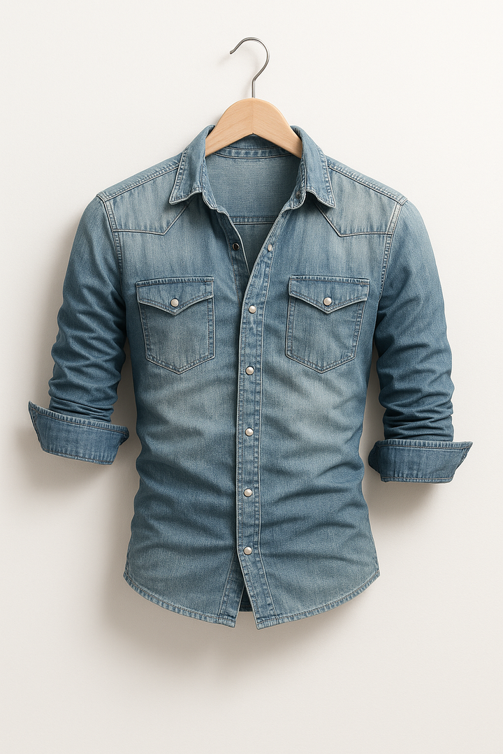 Maxime - Legeres Jeanshemd für Männer