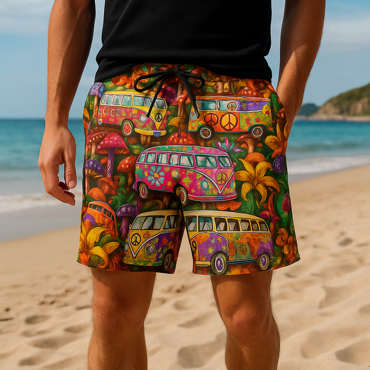 Axel – Sommer Shorts mit Graffiti-Stil