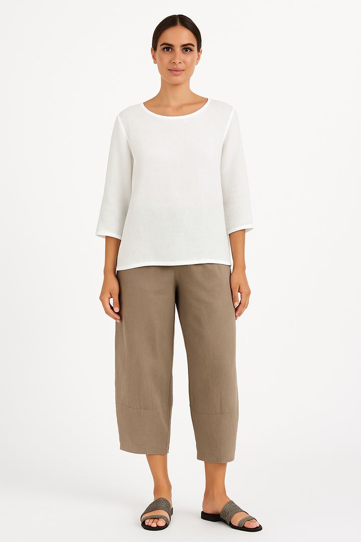 Liliana - Leichte Weite Hose Damen