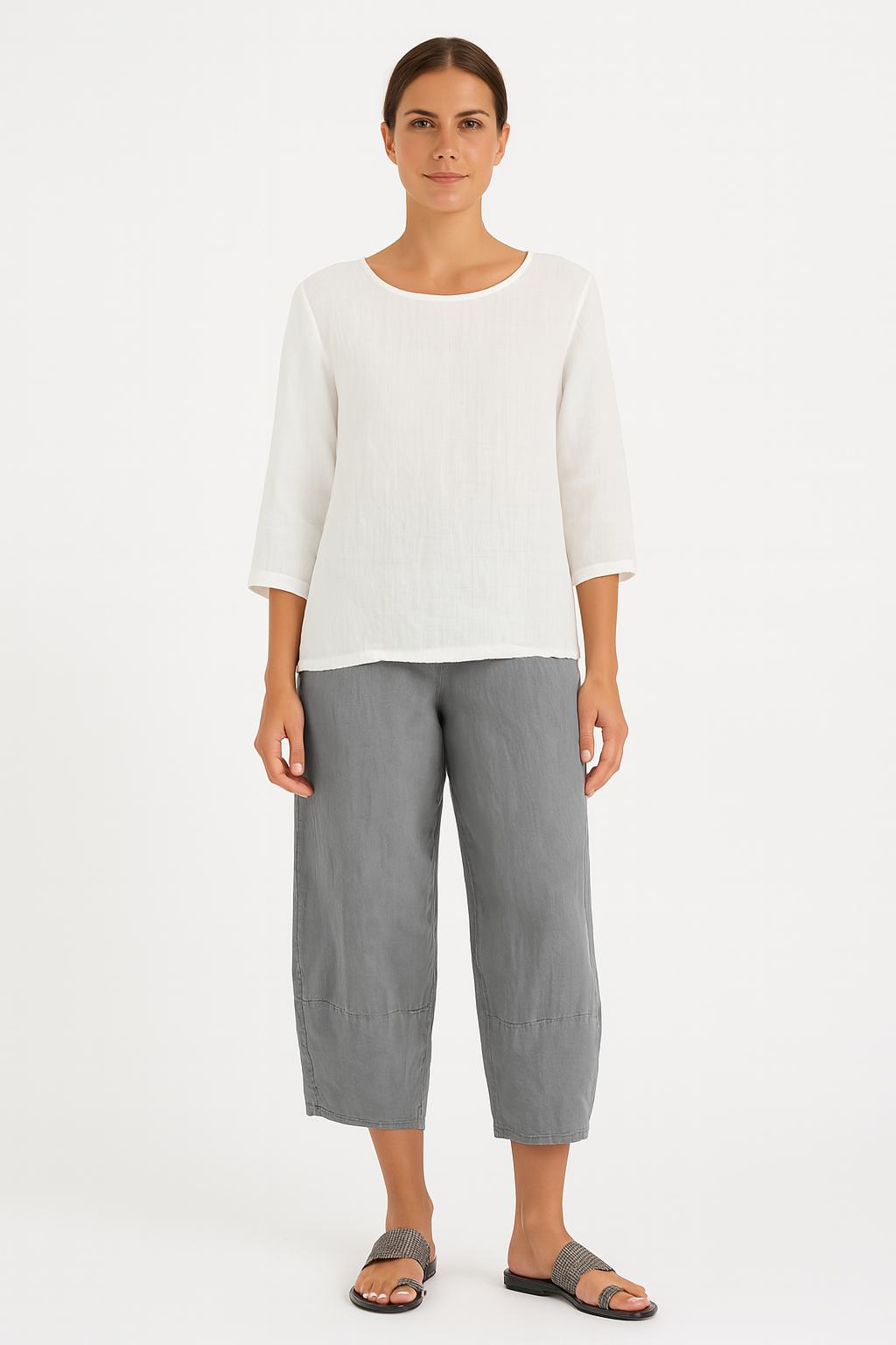 Liliana - Leichte Weite Hose Damen