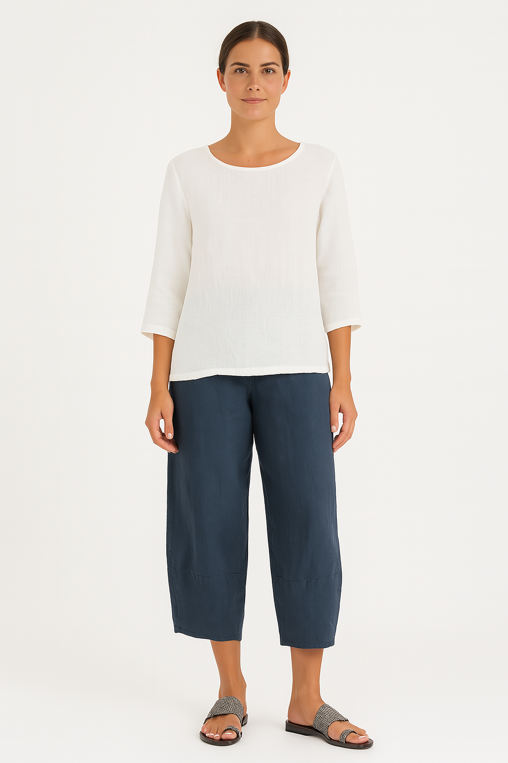 Liliana - Leichte Weite Hose Damen