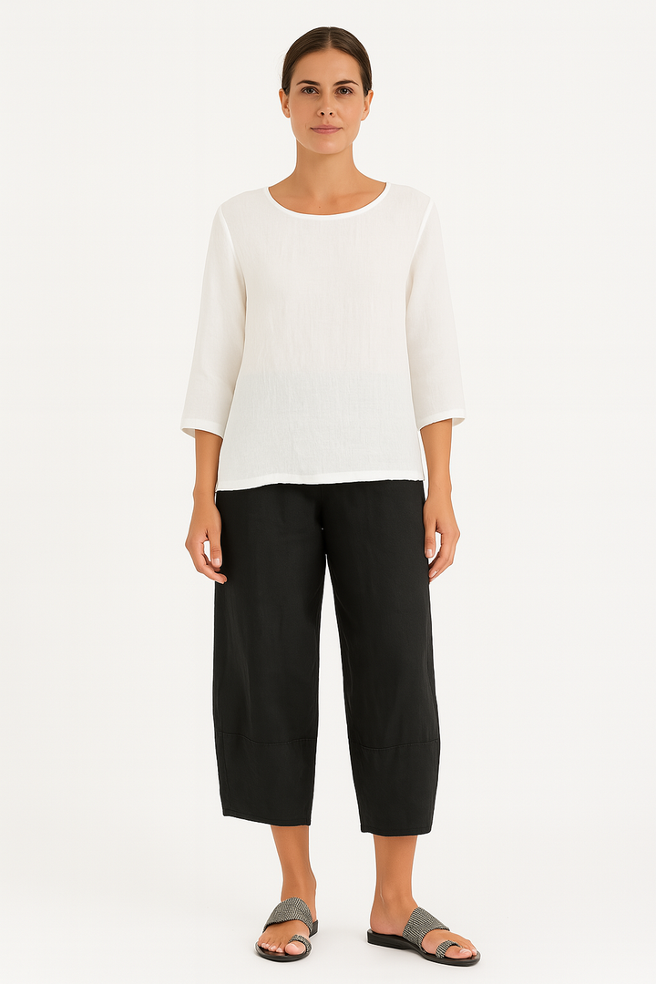 Liliana - Leichte Weite Hose Damen