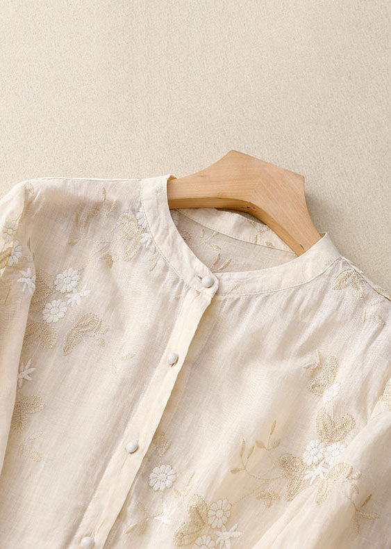 Elaine – Vielseitige Bestickte Bluse