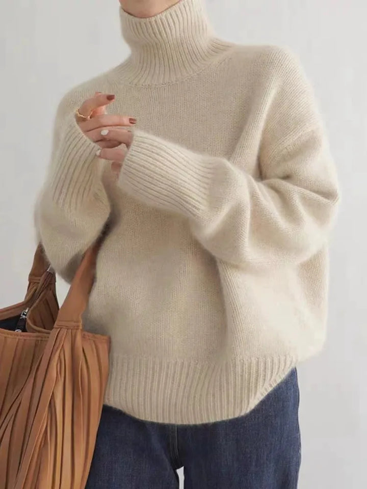 Tala - Flauschiger Rollkragenpullover
