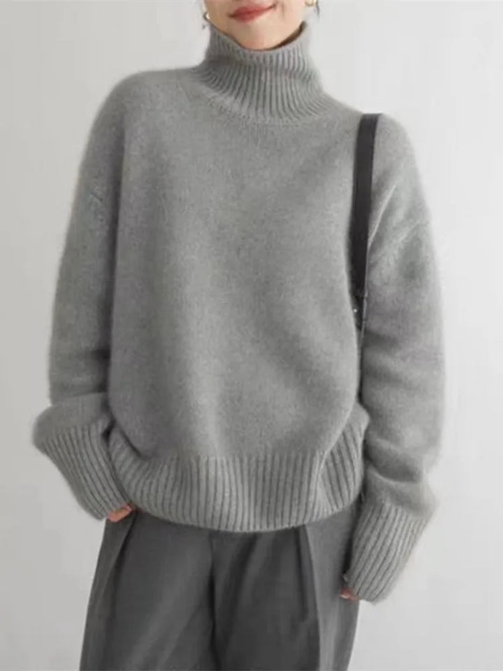Melody - Luxuriöser Kaschmir Damen Rollkragenpullover