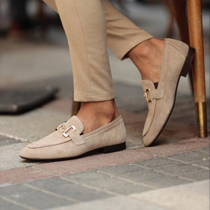 Rami - Herren Wildleder Loafer mit Metallverzierung