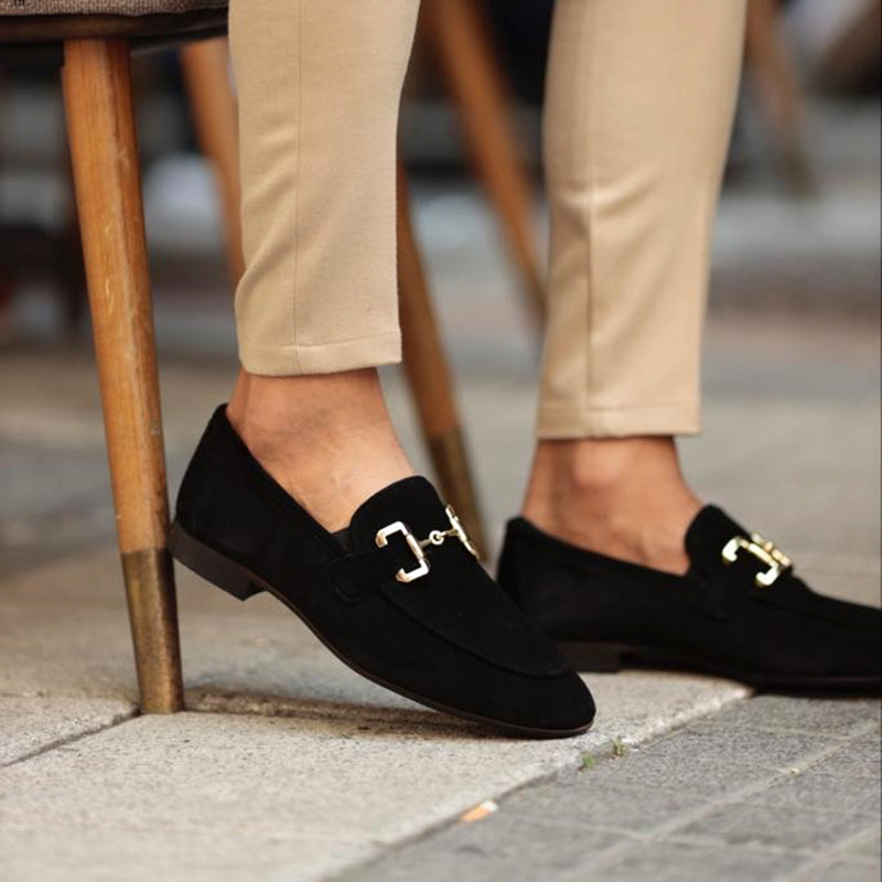 Rami - Herren Wildleder Loafer mit Metallverzierung