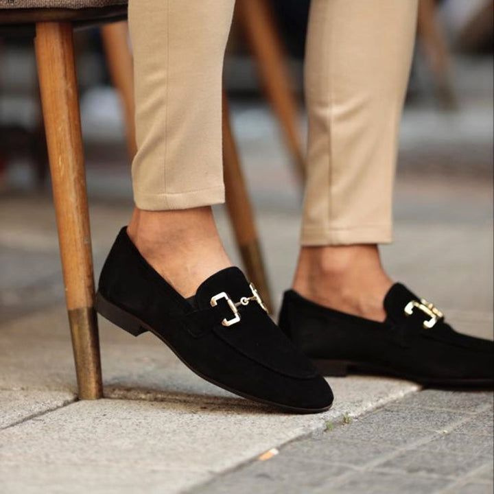 Rami - Herren Wildleder Loafer mit Metallverzierung