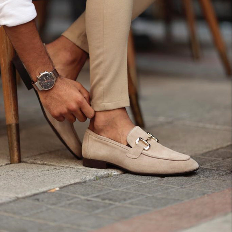 Rami - Herren Wildleder Loafer mit Metallverzierung