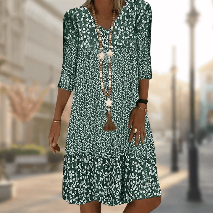 Maelis – Midi-Kleid Drapierte Schönheit