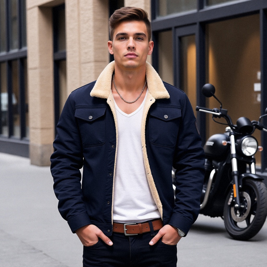 Chris - Klassische Flugjacke für Männer