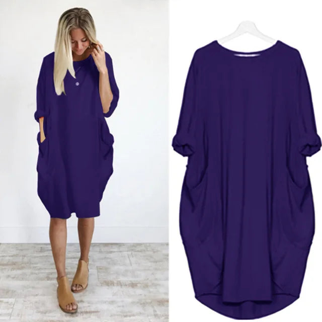 Myka – Lässiges Kleid mit Taschen, bequem und elegant