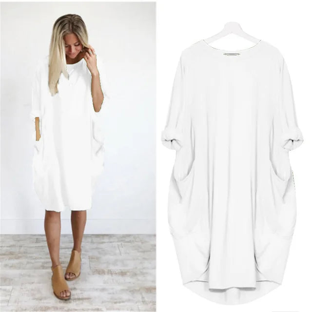 Myka – Lässiges Kleid mit Taschen, bequem und elegant