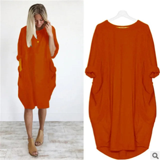 Myka – Lässiges Kleid mit Taschen, bequem und elegant