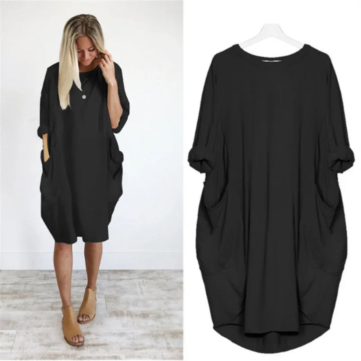 Myka – Lässiges Kleid mit Taschen, bequem und elegant
