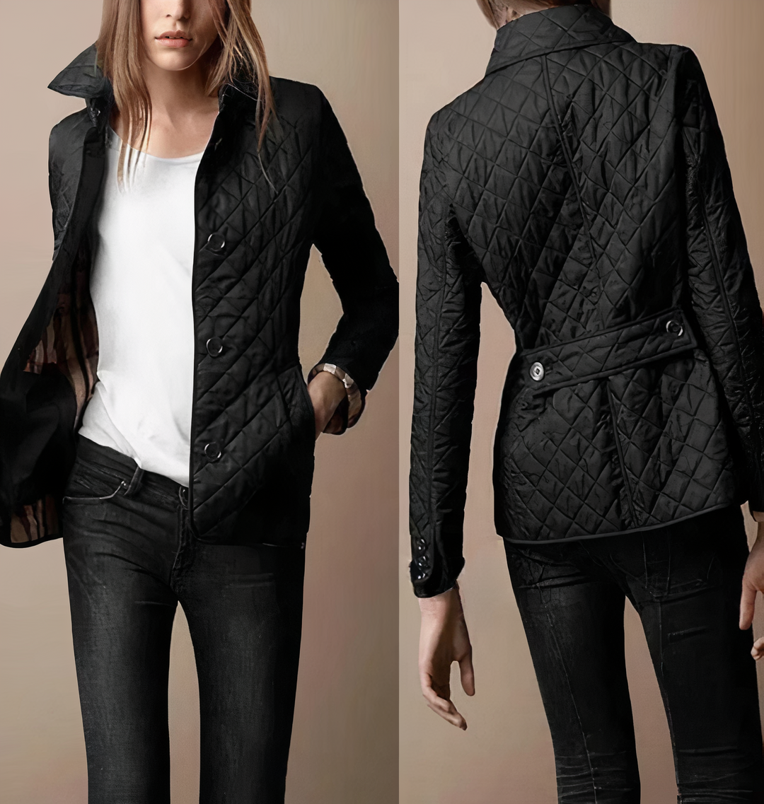 Evelyn – Damenjacke aus Seide und Baumwolle