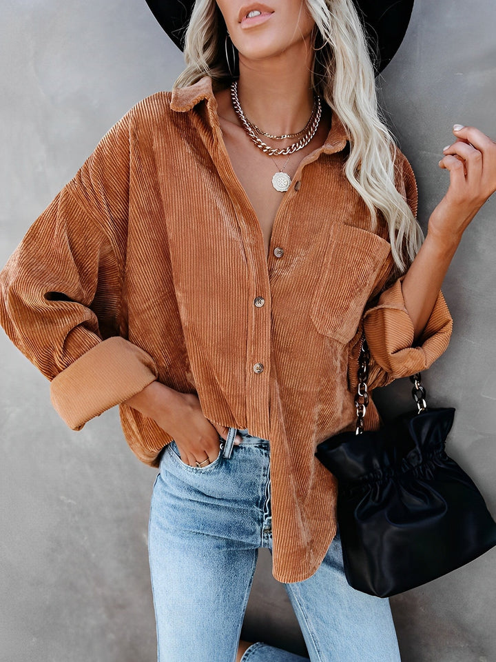 Filena - Kord Knopf-Jacke