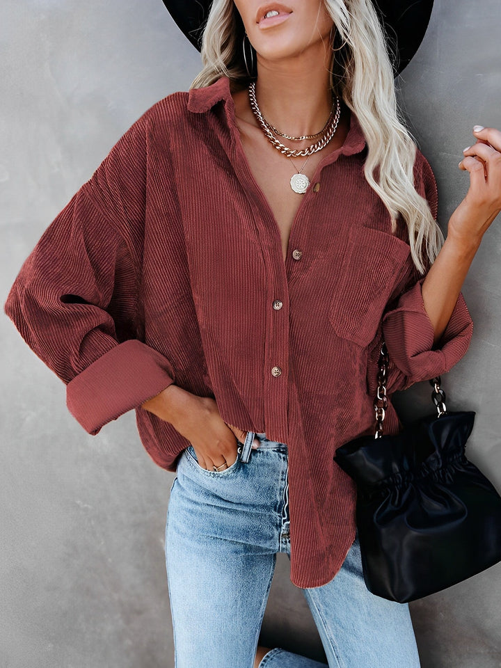 Filena - Kord Knopf-Jacke