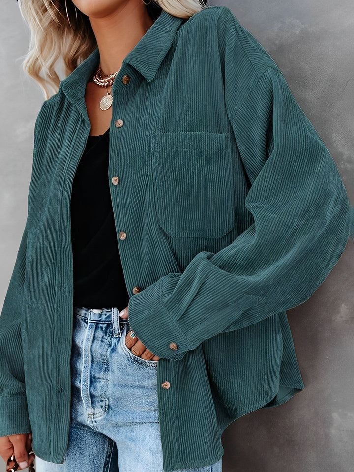 Filena - Kord Knopf-Jacke