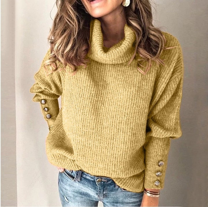 Noelani - Leichter Damen Rollkragenpullover