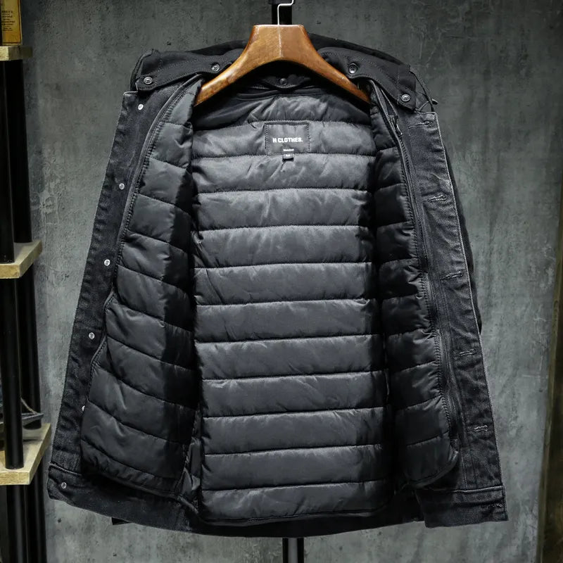 Tobias – Klassischer Mantel aus Denim