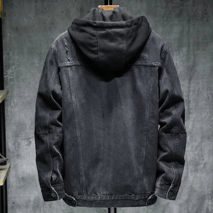 Tobias – Klassischer Mantel aus Denim