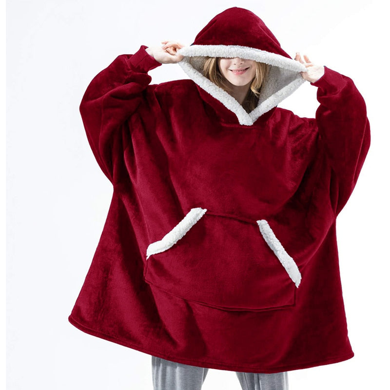 Malia - Kuschelige Hoodie-Decke