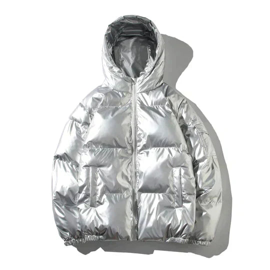 Caspia - Winddichte Metallic-Winterjacke