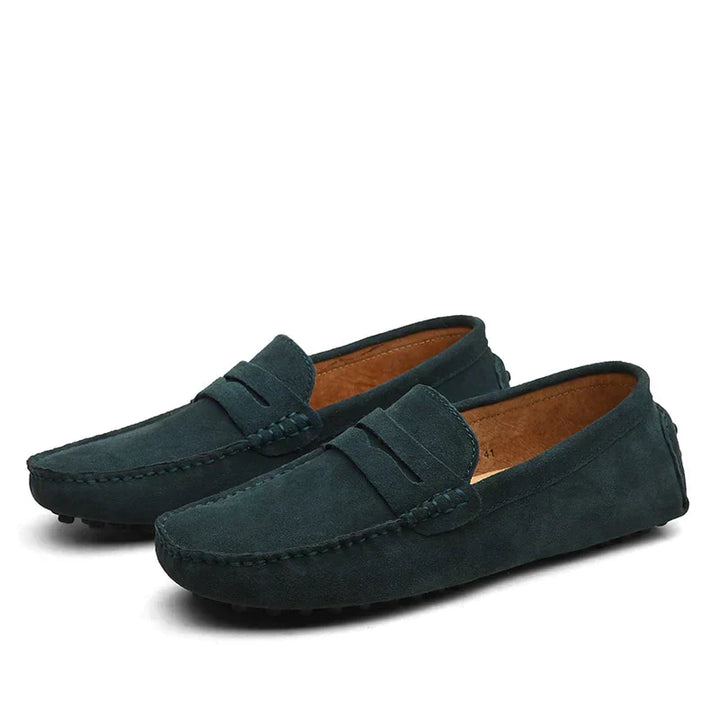 Jarl - Italienische Herren-Wildlederloafers