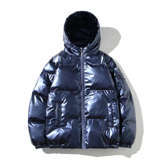 Caspia - Winddichte Metallic-Winterjacke
